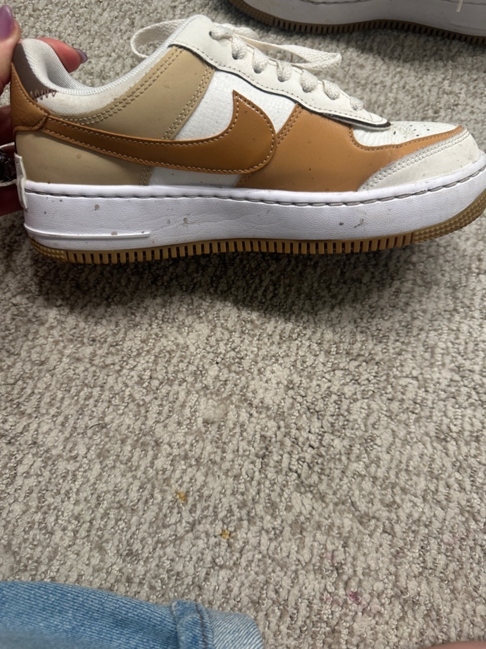 2024
Nike Wmns Air Force 1 Shadow 'Sail Flax Sesame'
